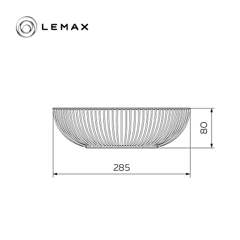Корзина для фруктов, матовое золото Lemax LB-10 BSG купить в СОМ
