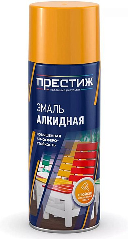 Эмаль аэрозольная Престиж, алкидная, фисташковая, 520 мл купить в СОМ