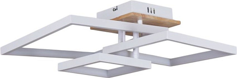 Светодиодная люстра 98560-0.3-03 WH+WOOD 102W, 8160Лм, 3000-6000К, до 18 кв.м купить в СОМ