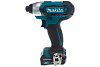 Гайковерт ударный MAKITA TD 110 DWAE, Li-ion, 10.8 В, 2.0 А/ч, квадрат 1/4" купить в СОМ