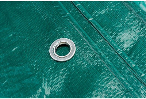 Тент полимерный влагозащищенный с люверсами BIBER, 6х8м купить в СОМ
