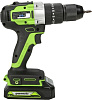 Шуруповерт Greenworks GD24DD60K2, 24В, Li-ion, 2.0А/ч, ударный, бесщеточный купить в СОМ