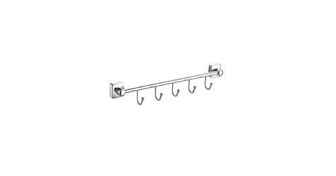 Крючок Fixsen Kvadro FX-61305B-5, на планке 5 крючков купить в СОМ