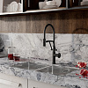 Смеситель для мойки Iddis Grange GRABLFLi05, черный матовый купить в СОМ