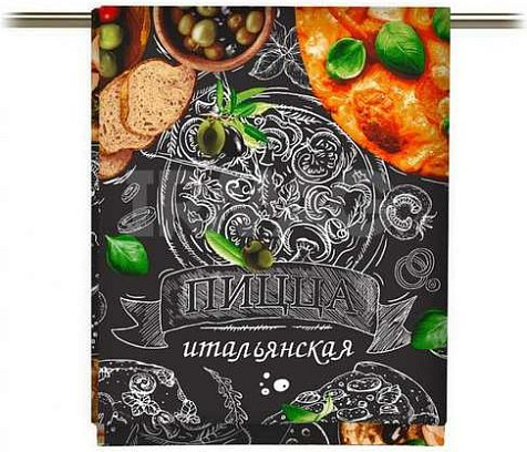 Полотенце вафельное 45х60 Fine Line 62096-1 Пицца купить в СОМ