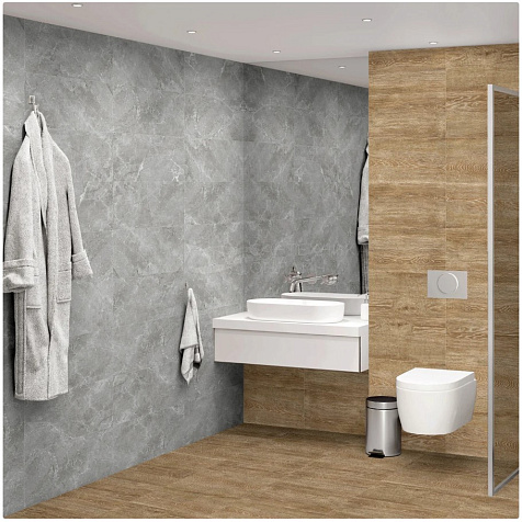 Керамогранит Global Tile Cosy  Коричневый, 300х600х9 мм, 6 шт. = 1.08 кв. м 6260-0244-1031 купить в СОМ
