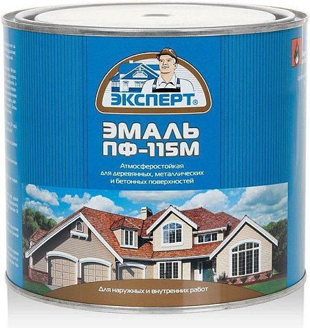Эмаль ПФ-115 Эксперт, салатовая глянцевая, 1.8 кг купить в СОМ