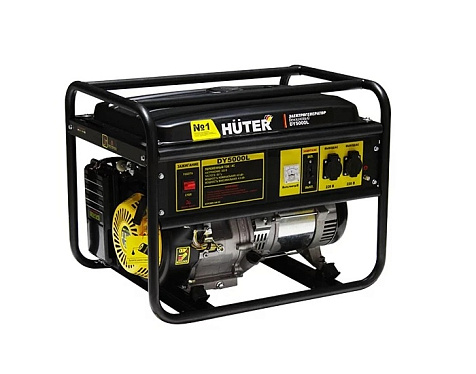 Генератор бензиновый Huter DY5000L, 4000 Вт купить в СОМ