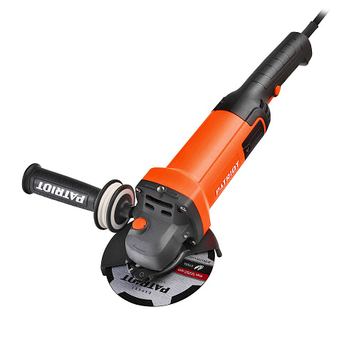 Машина углошлифовальная PATRIOT AG 128, 125мм, 1300Вт купить в СОМ