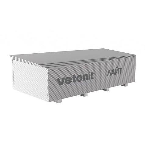 Гипсокартон Vetonit 2500х1200х9.5 мм купить в СОМ