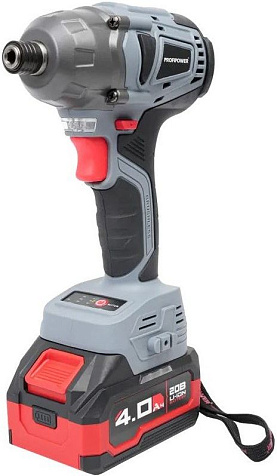 Винтоверт ударный ProfiPower MKDTD-20V, 20В, Li-ion, 4.0 А/ч, 220 Нм, бесщеточный купить в СОМ