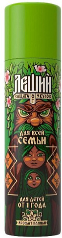 Рефтамид Аэрозоль Леший для всей семьи (дети от 1 года) ваниль 150мл купить в СОМ