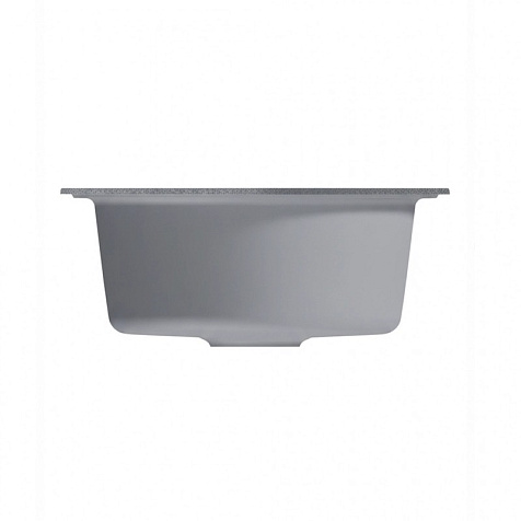 Мойка каменная Mixline ML-GM11, d500 х180 мм, врезная, графит купить в СОМ