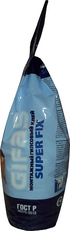 Клей гипсовый монтажный Gifas Super Fix, 4 кг купить в СОМ