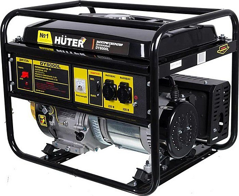 Генератор бензиновый Huter DY8000L, 6500 Вт купить в СОМ
