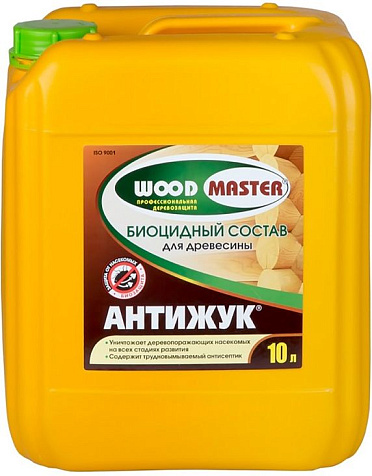 Состав биоцидный Woodmaster Антижук, 10 л купить в СОМ