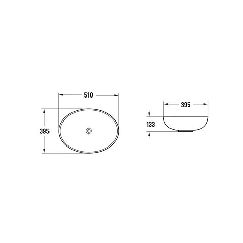 Раковина накладная Comforty N78166MWY-2, 510 х133 х395 мм, мраморная, матовая купить в СОМ
