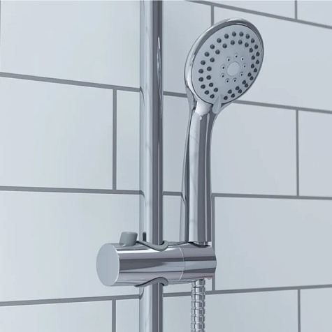 Система душевая Milardo 3703F24M76, лейка 3 режима, тропический душ купить в СОМ