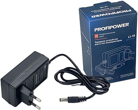 Блок питания (адаптер) для аккумуляторов ProfiPower, Li-ion, 18-21В купить в СОМ