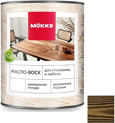 Масло Mokke, для столешниц и мебели, палисандр, 0.75 л купить в СОМ