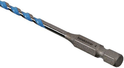 Сверло универсальное Hanskonner H1055-08-04, 4.0мм, 6-гр хвостовик купить в СОМ