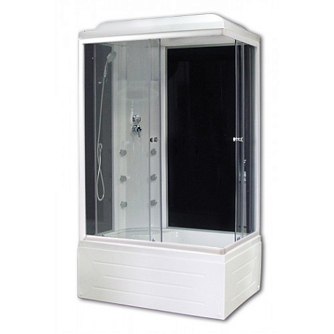 Кабина душевая RB 8120 ВРЗ-BT L, 120х80х217,  тонированное стекло, левая купить в СОМ