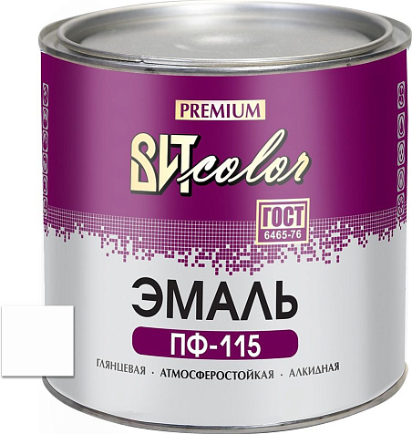Эмаль ПФ-115 ВИТ color, белая, 2.6 кг купить в СОМ