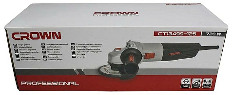 Машина углошлифовальная CROWN CT13499-125, 125мм, 720 Вт купить в СОМ