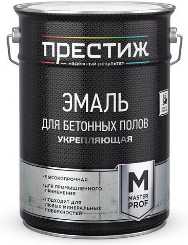 Эмаль акриловая Престиж, для бетонных полов, коричневая, 6кг купить в СОМ