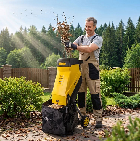 Садовый измельчитель Champion SH251, 2500Вт, max D-40мм купить в СОМ
