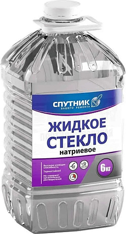 Жидкое стекло Sputnik, 6 кг купить в СОМ