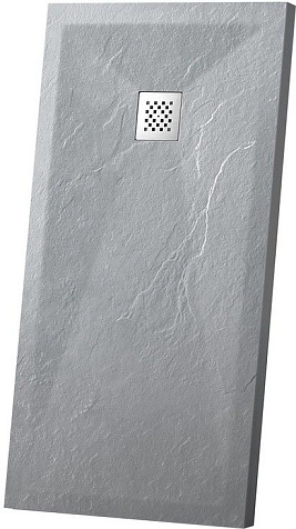 Поддон из камня Vincea VST-4SR8010G, 1000 х800 мм, серый купить в СОМ