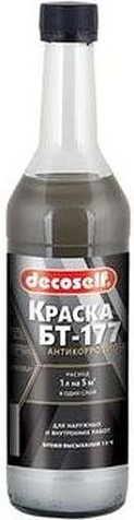Краска БТ-177 Pufas Decoself, серебрянка, 0.5 л купить в СОМ