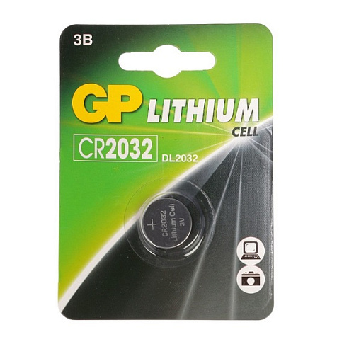 Элемент питания GP Lithium CR2032 BL1 купить в СОМ
