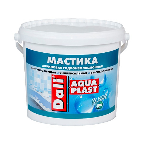 Мастика гидроизоляционная Dali Aquaplast, акриловая, 5л купить в СОМ