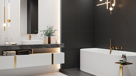 Керамогранит Alma Ceramica Twin Black, 600х600х9 мм, 3 шт. - 1.08 кв. м GFU04WIN00R купить в СОМ