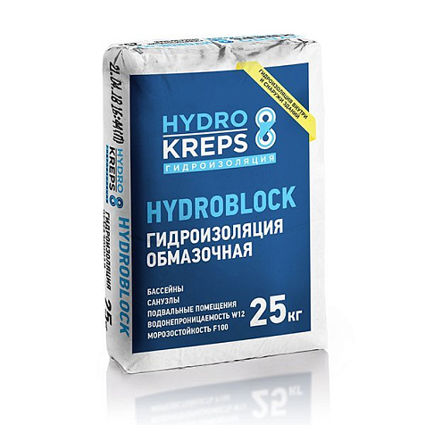 Гидроизоляция КРЕПС HYDROBLOCK, 5 кг купить в СОМ