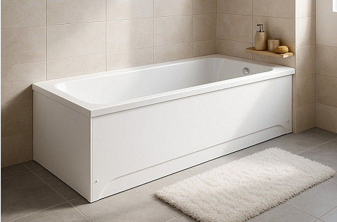 Ванна акриловая Azario Annabella, 1500 x700 мм, каркас, экран купить в СОМ