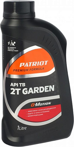 Масло для 2-х тактного двигателя PATRIOT G-Motion 2Т Garden, минеральное, 1.0л купить в СОМ