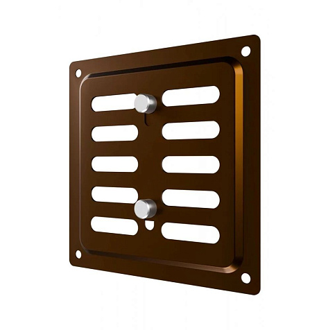 Решетка 1515MER 150x150 Metallic brown регулируемая купить в СОМ