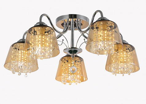 Светильник Linvel LV9312/5 Эсла, Хром Е27 40Вт купить в СОМ