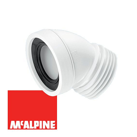 Муфта для унитаза сливная McALPINE MRWC 16 (патрубок) купить в СОМ
