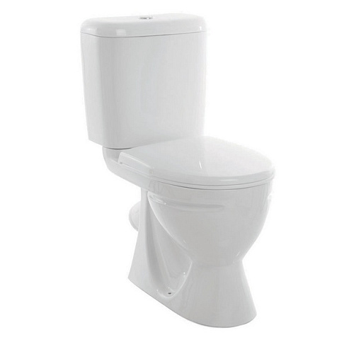 Унитаз-компакт Санита Стандарт белый, арматура, сиденье полипропилен. купить в СОМ