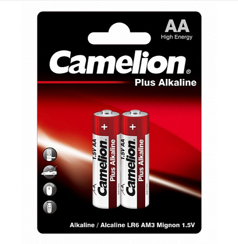 Элемент питания Camelion Plus Alkaline LR6 АА  BL2 купить в СОМ