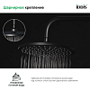Душевая насадка верхняя круглая Iddis Optima OPH22BRi64, черная купить в СОМ