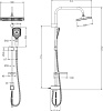 Система душевая Lemark LM8811C, тропический душ купить в СОМ