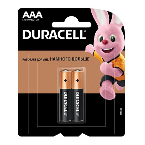 Элемент питания Duracell, LR03/286 BL2 купить в СОМ