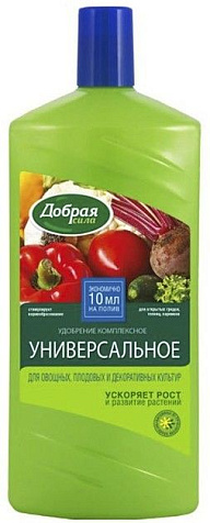 Удобрение Добрая сила универсальное 1л купить в СОМ