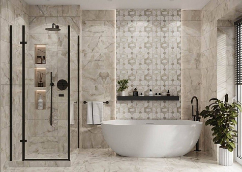 Плитка настенная Beryoza Ceramica Nara  Бежевый, 300х600х9 мм, 6 шт. = 1.08 кв. м купить в СОМ