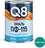 Эмаль  ФОРМУЛА Q8 ПФ-115, бирюзовая, 0,8кг купить в СОМ